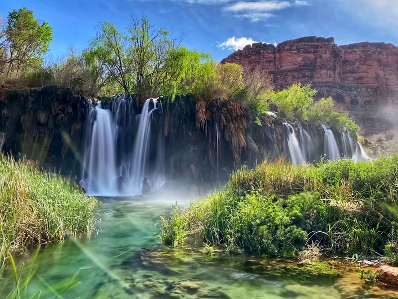 Fifty Foot Falls, Supai, Havasupai Reservation