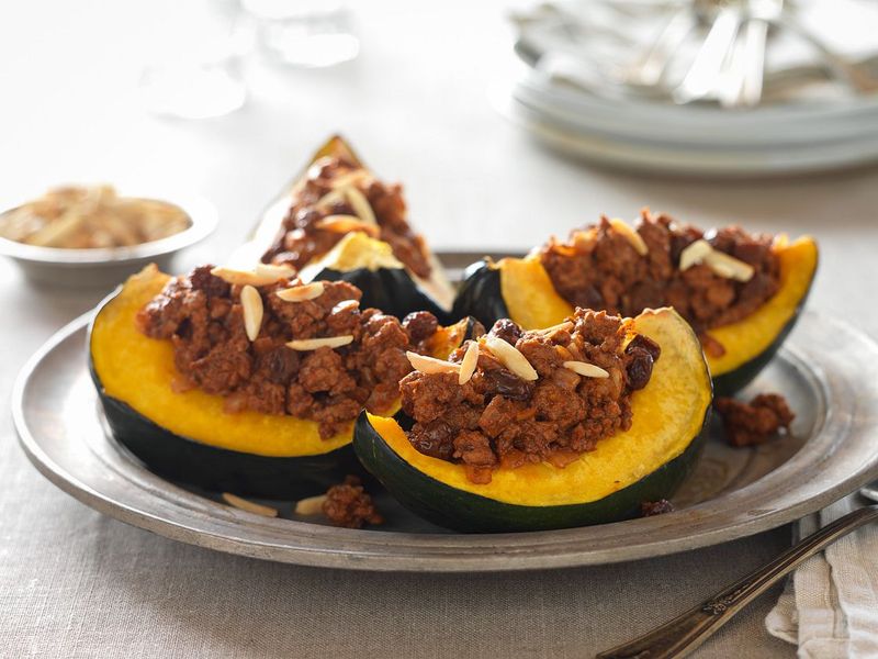 Beef-Stuffed Acorn Squash