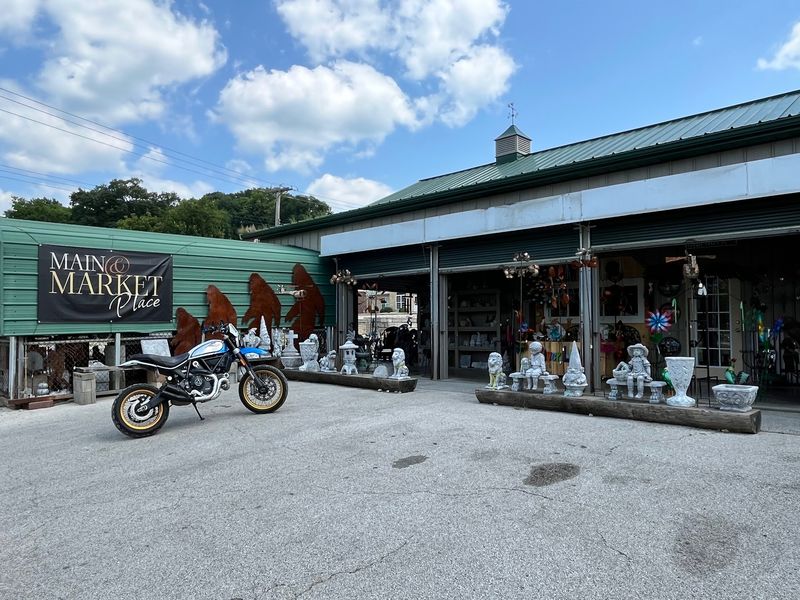 Begin with several independent shops near historic Main Street