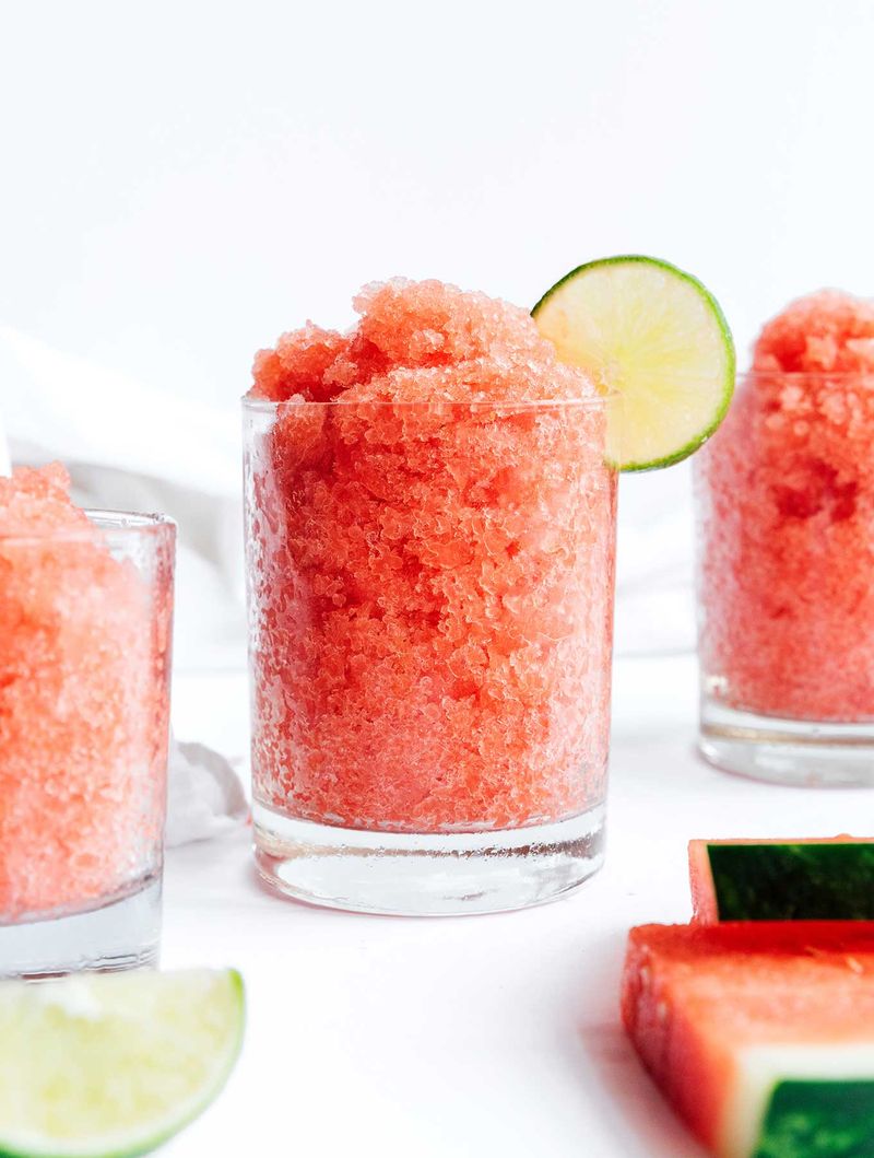 Refreshing Watermelon Granita
