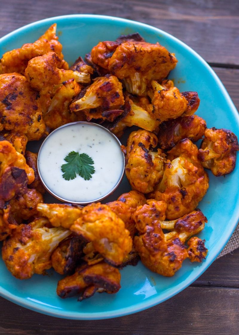 Tangy BBQ Cauliflower Bites