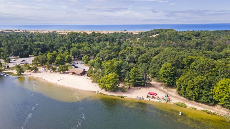 Hamlin Lake Beach And Rentals