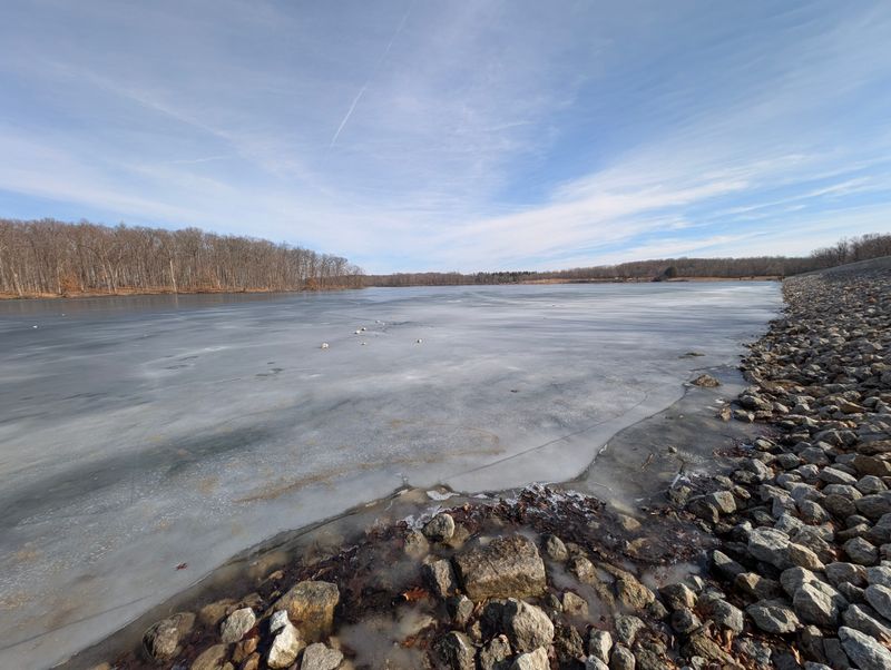 Winter Quiet And Cross Country Tracks