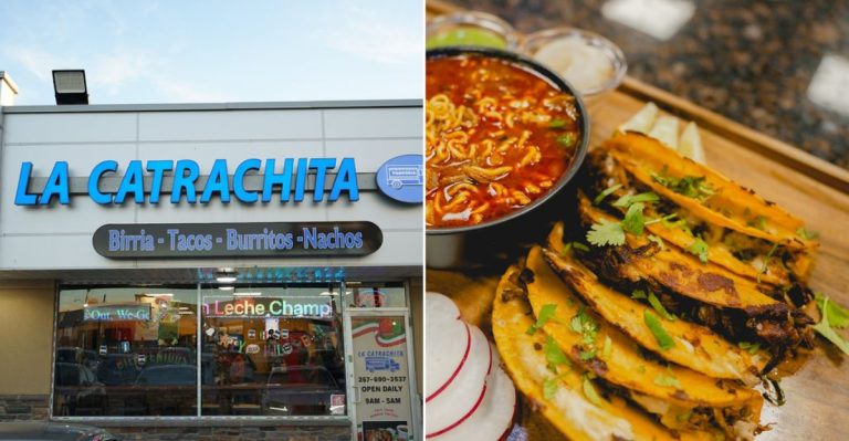 Birria Tacos With Flavorful Dipping Broth Are The Main Attraction At This Pennsylvania Spot