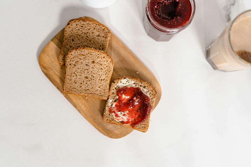 Toast With Michigan Cherry Jam