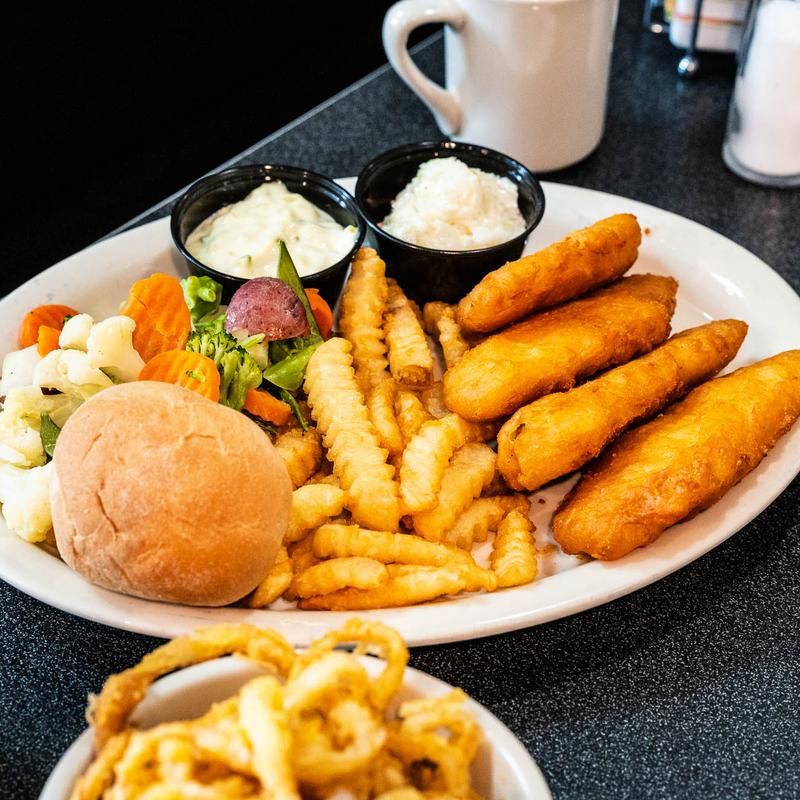 Burger break at noon