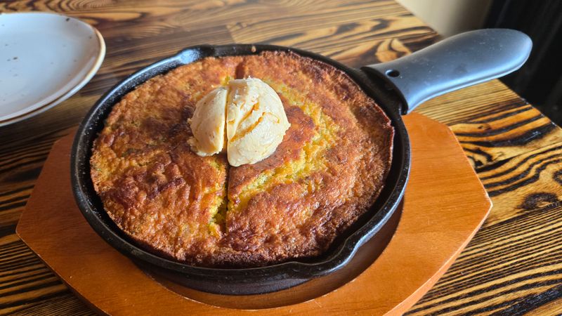 Cast Iron Cornbread With Honey-Chipotle Butter Magic