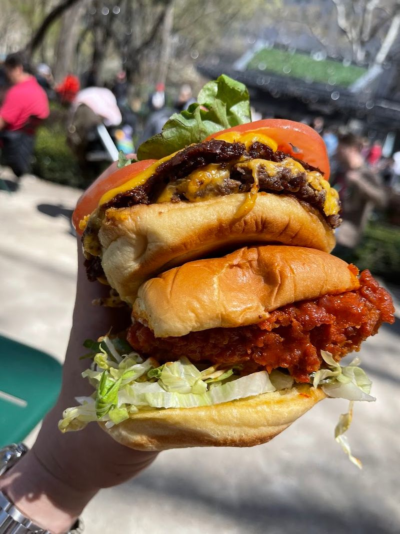 ShackBurger Lettuce-Wrapped Instead Of A Bun