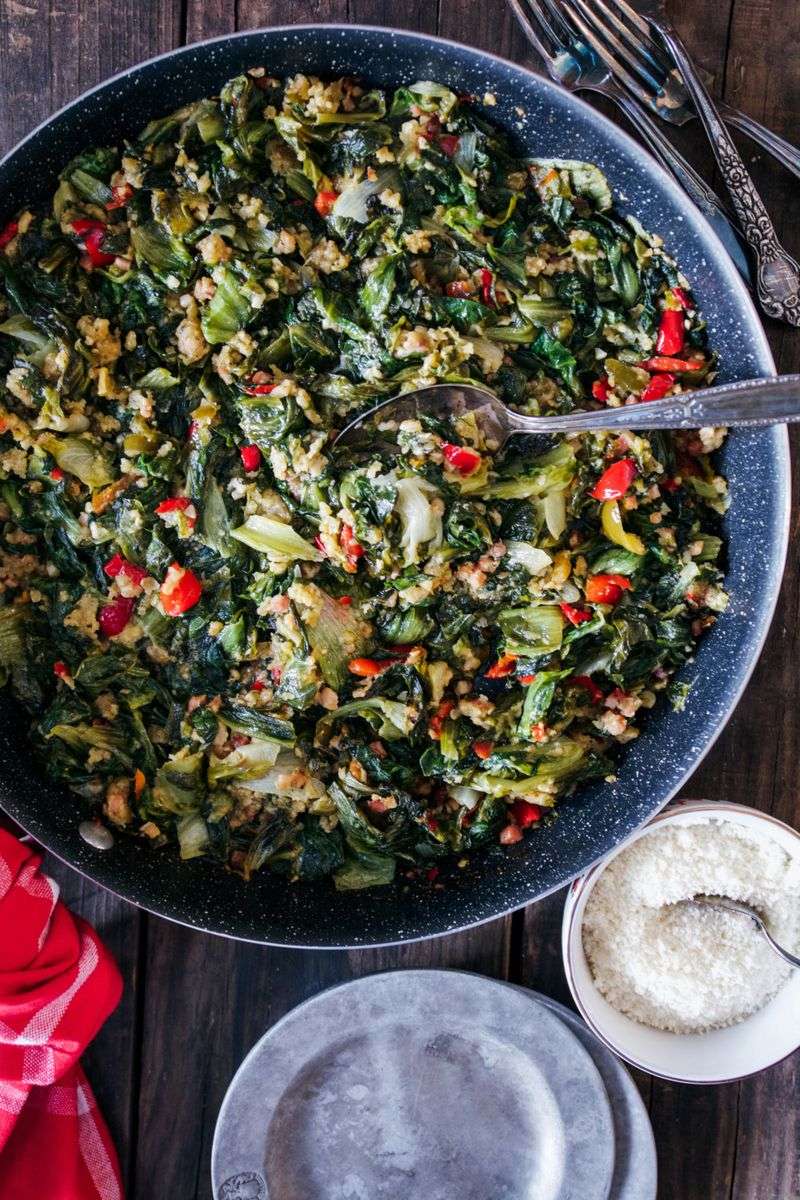Utica Greens: Spicy Vegetable Sensation