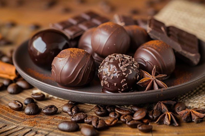Cardamom Coffee Truffles