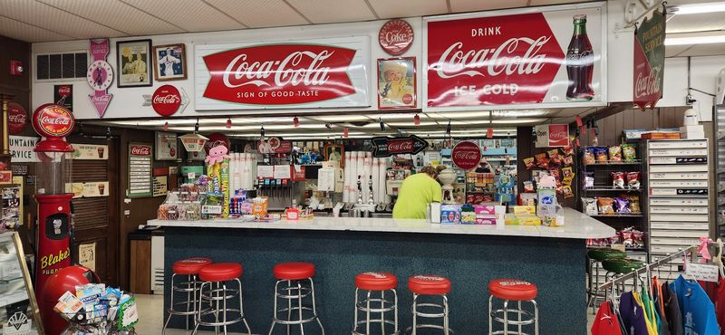 Blake's Pharmacy and Soda Shop, West Union Blake's Pharmacy and Soda Shop, West Union