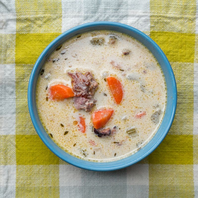 Mayo-Heavy Macaroni Salad vs. Loaded Baked Potato Soup