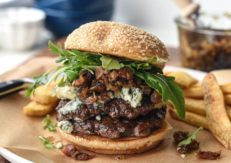 Medjool Date Bacon Burgers
