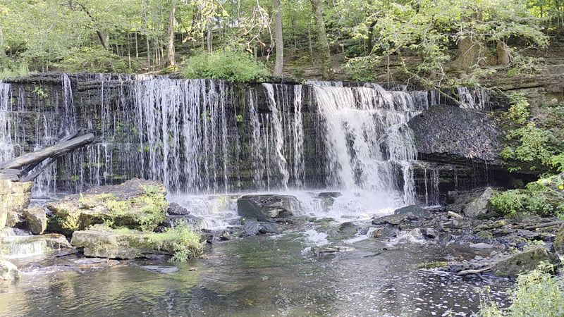 Blue Hole Falls At Old Stone Fort State Archaeological Park