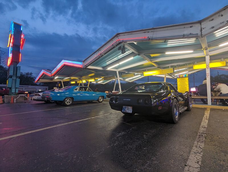 Blue Top Drive In