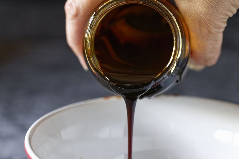 Sorghum Syrup with Hot Biscuits