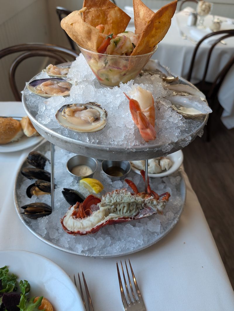 Start With The Raw Bar, Then The Broiled Sampler