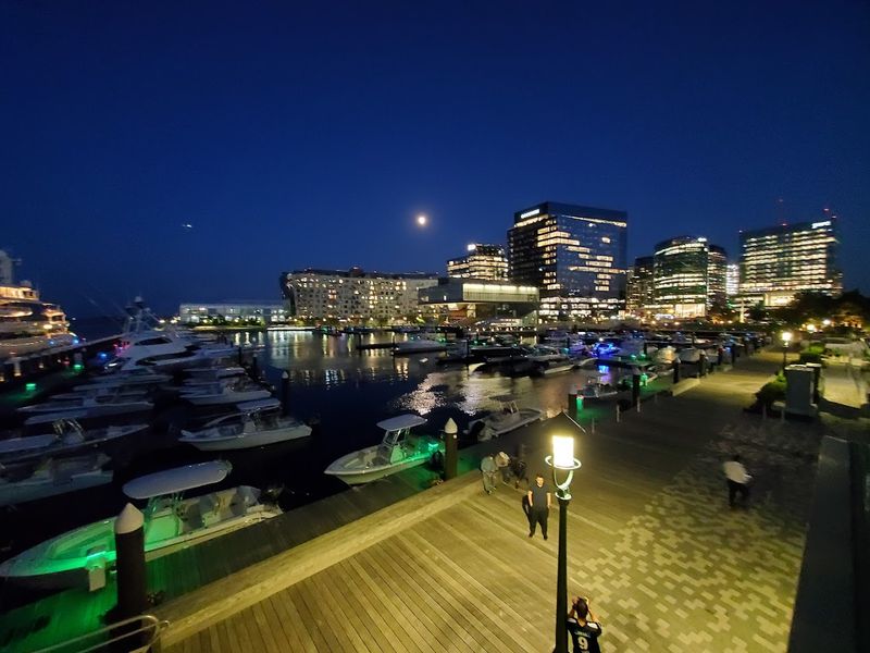 Lakeshore Sunset Walk Near The Pier