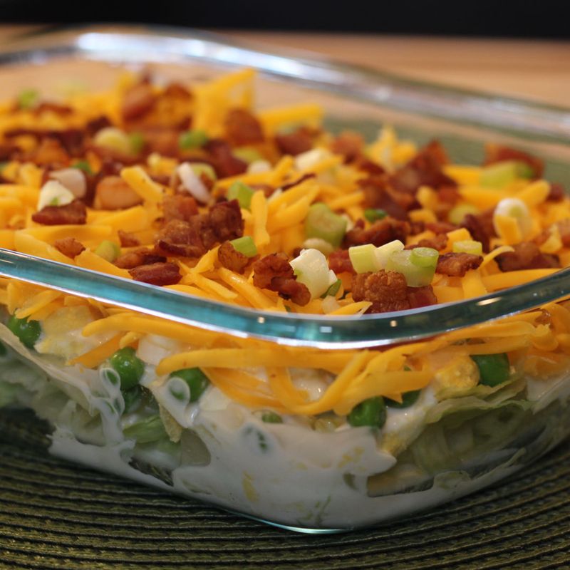 Seven-Layer Salad: The Glass Bowl Showstopper