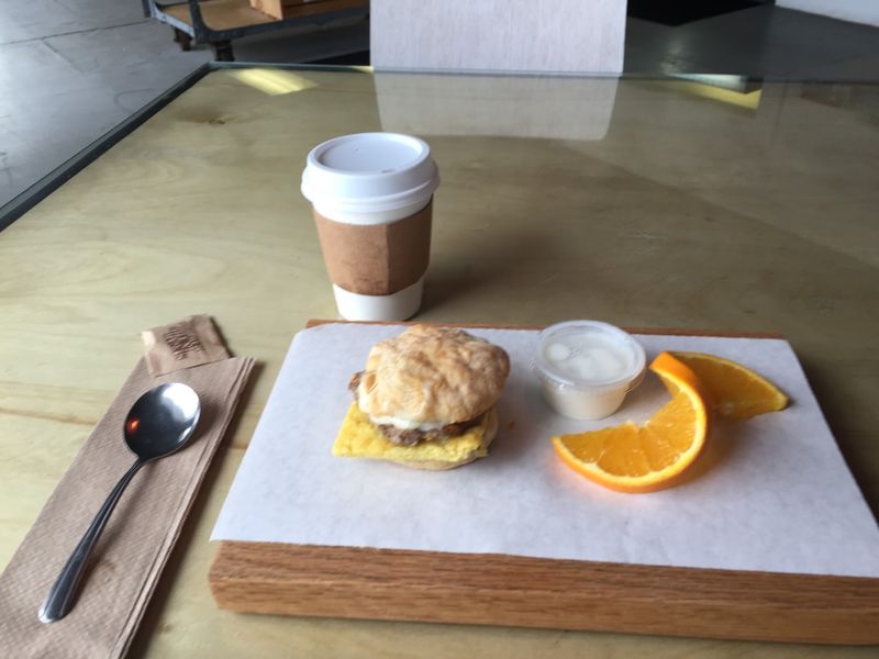 Breakfast Before The Sandwich Crowd Arrives