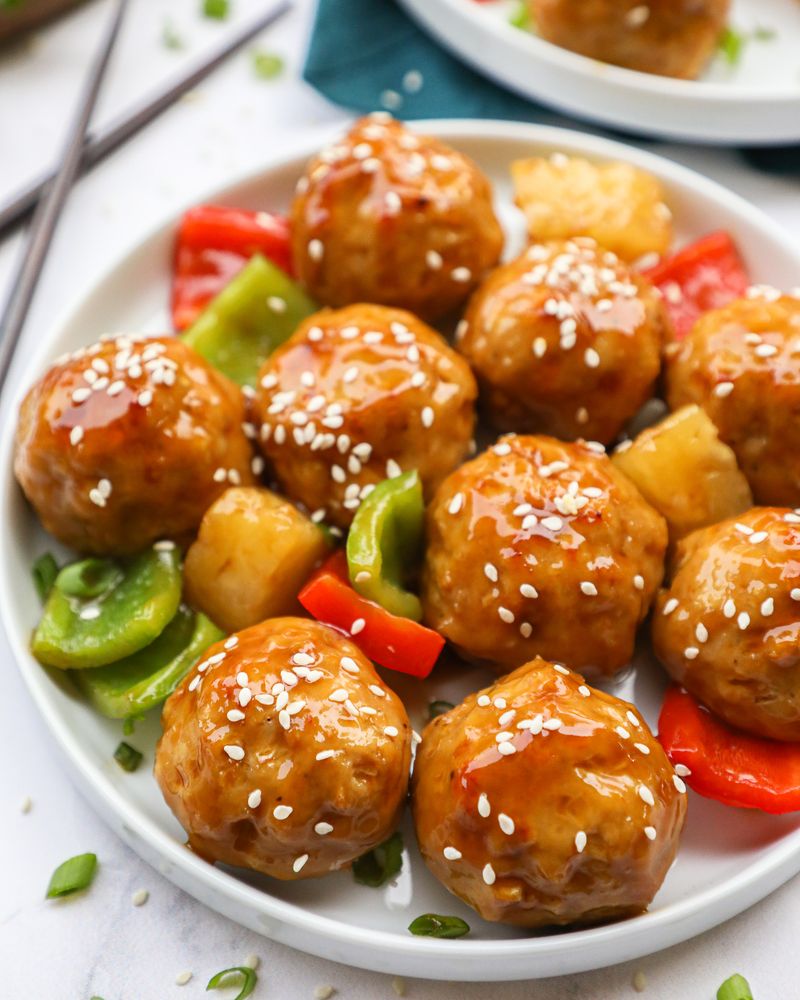 Teriyaki Pineapple Meatballs