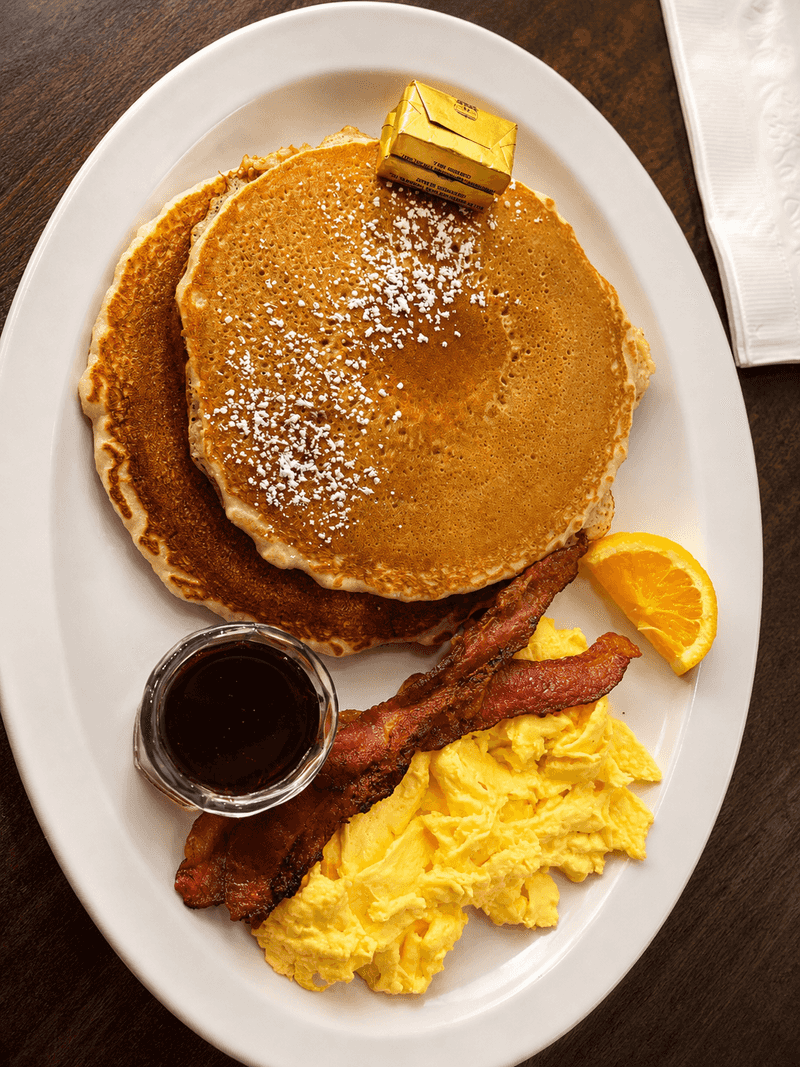 Breakfast Never Clocks Out Here