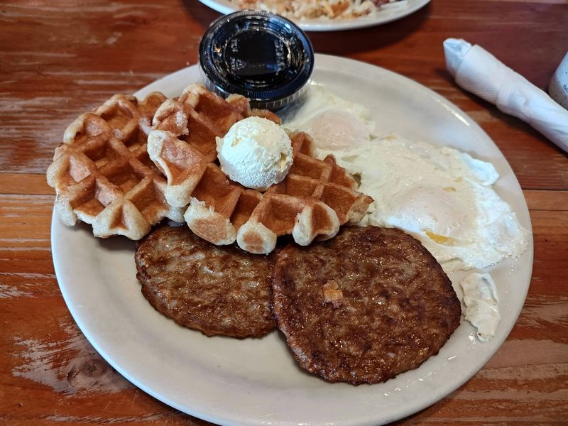 Breakfast Starts At 7 And The Waffles Are No Joke