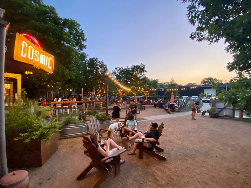 Cosmic Coffee + Beer Garden, Austin