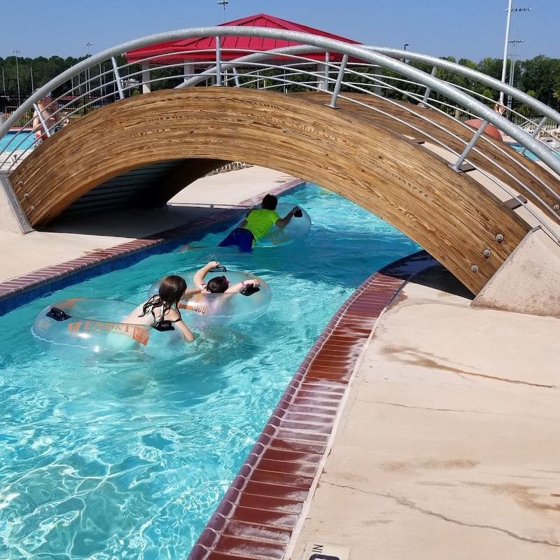 Bridge Views Over The Lazy River