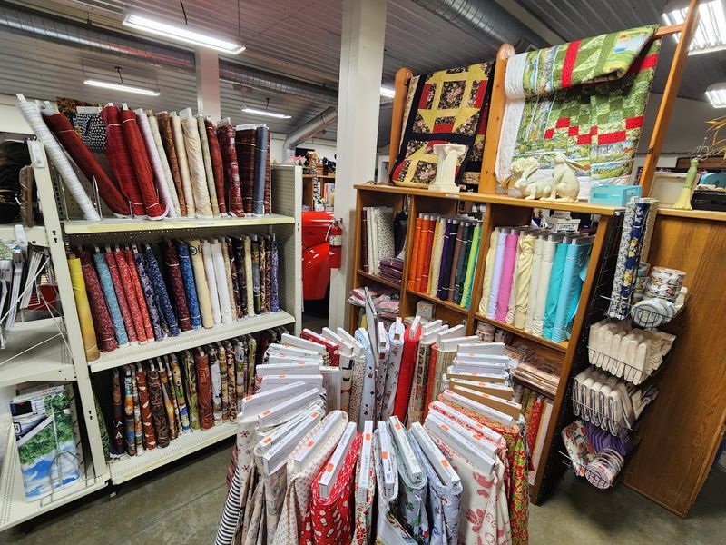 Bright Patterns Inside A Quiet Rural Shop