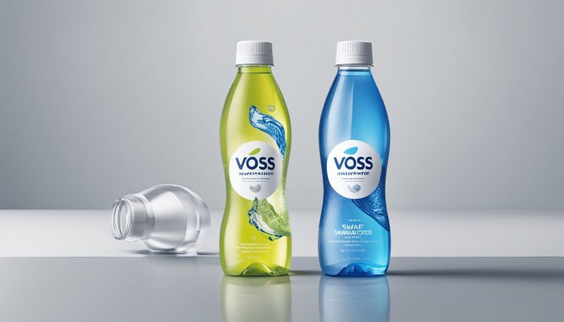 Voss Flavored Sparkling Water: Luxury Packaging, Economy Health Benefits