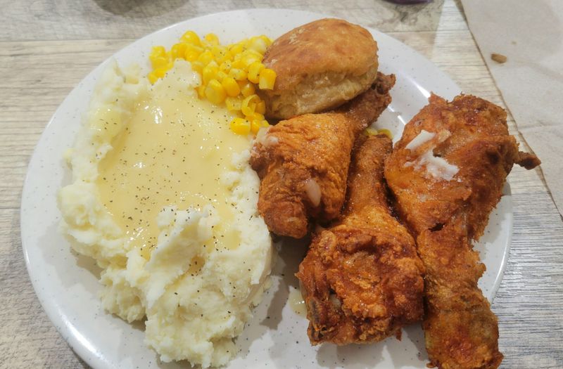 Signature fried chicken details