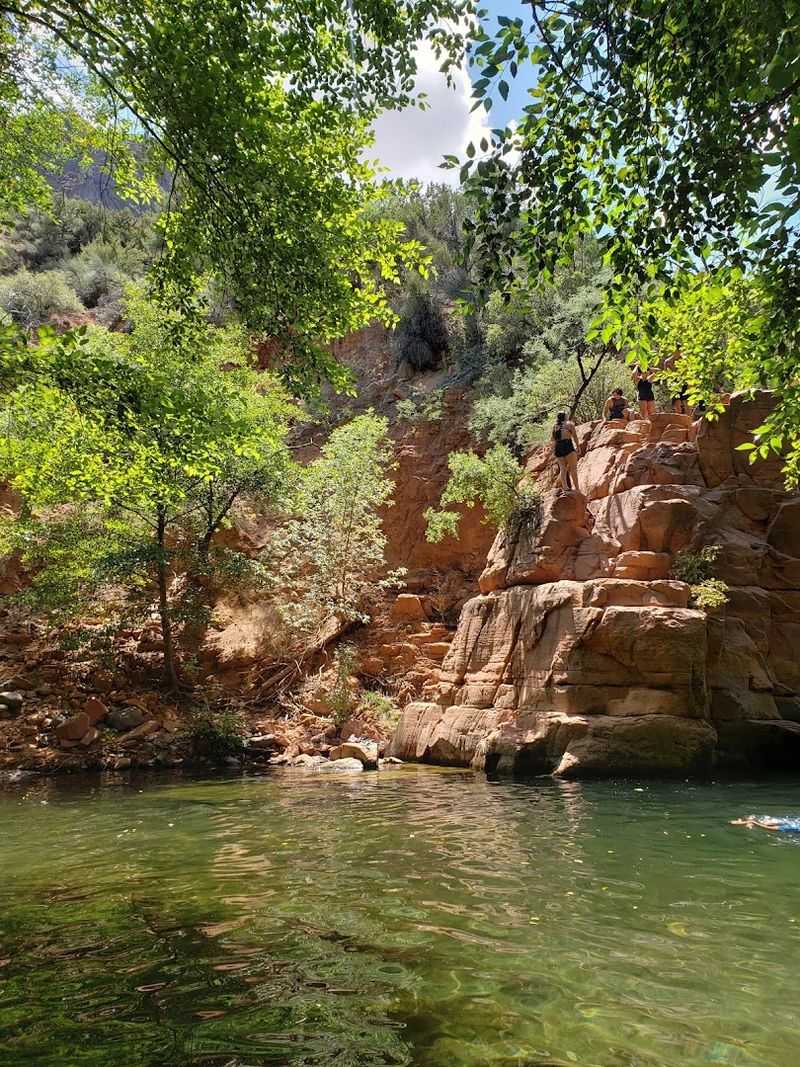 Bull Pen Swimming Hole, West Clear Creek Bull Pen Swimming Hole, West Clear Creek