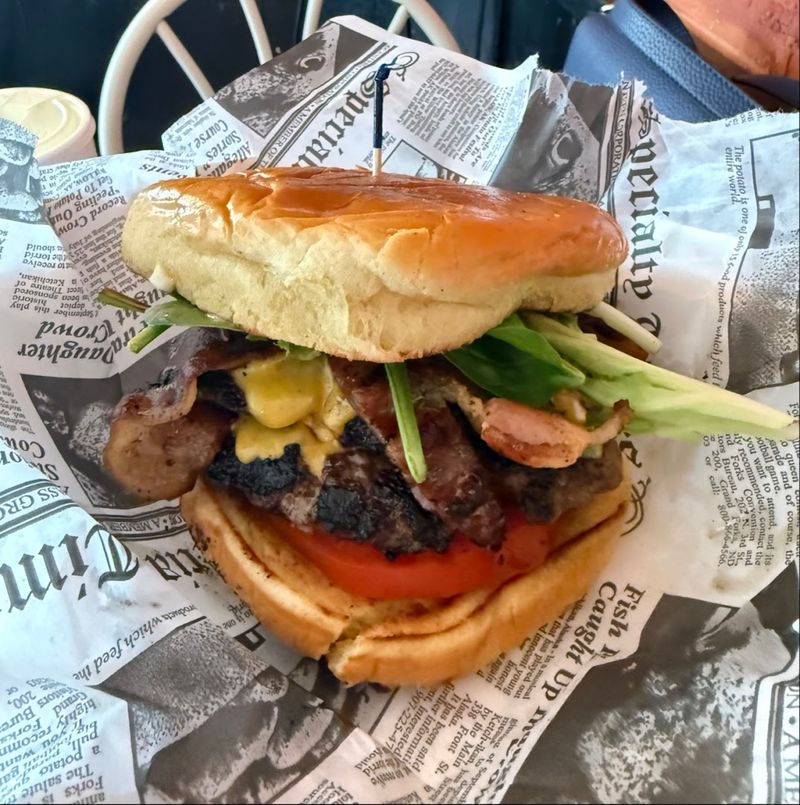 Burger And Breakfast Options Beside Greek Classics