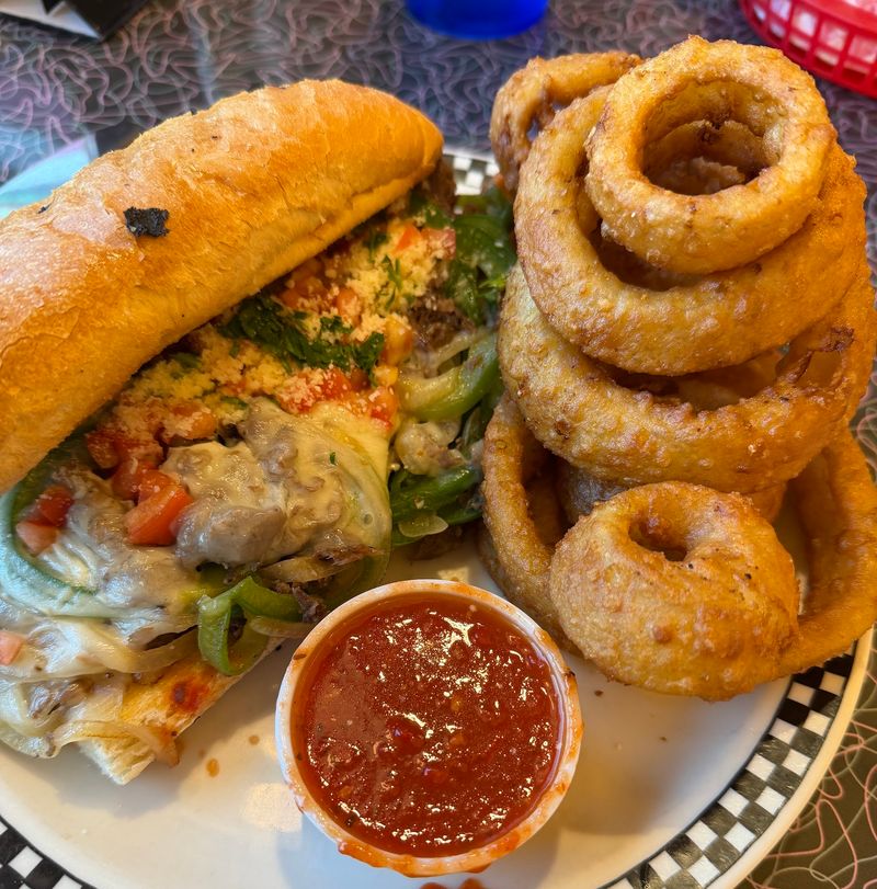 Burgers, Phillys, and Golden Onion Rings