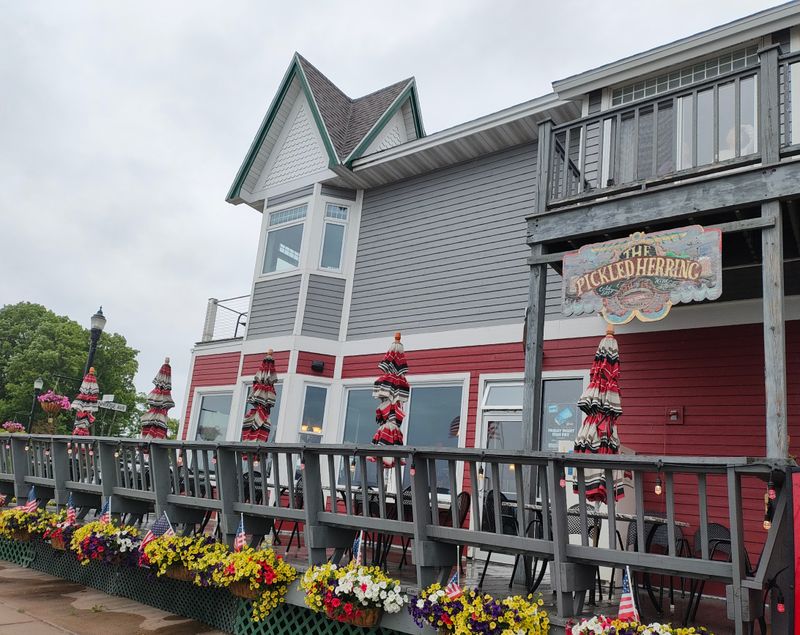 The Pickled Herring At Pier Plaza, Bayfield On Lake Superior
