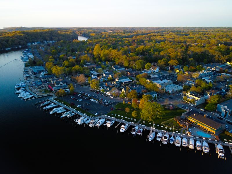 Harbor Kayaks At Twilight