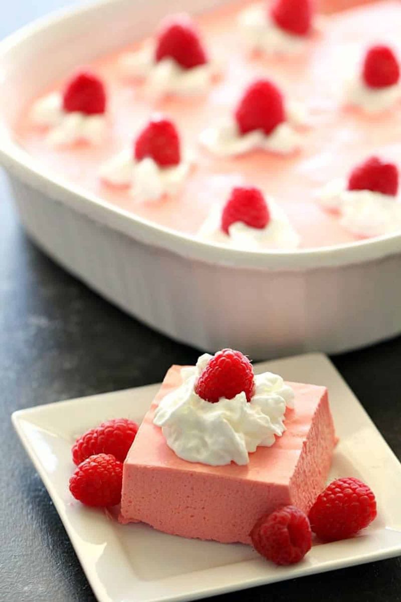 Jell-O with Whipped Cream