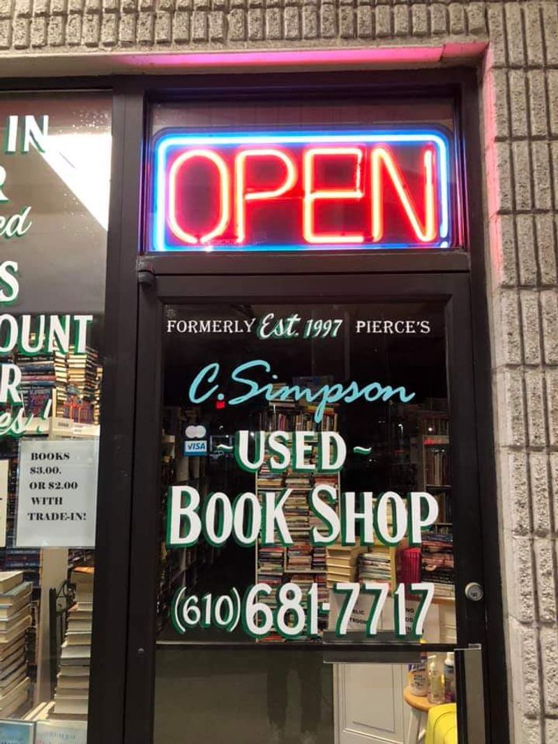 C. Simpson Used Book Shop, Brodheadsville