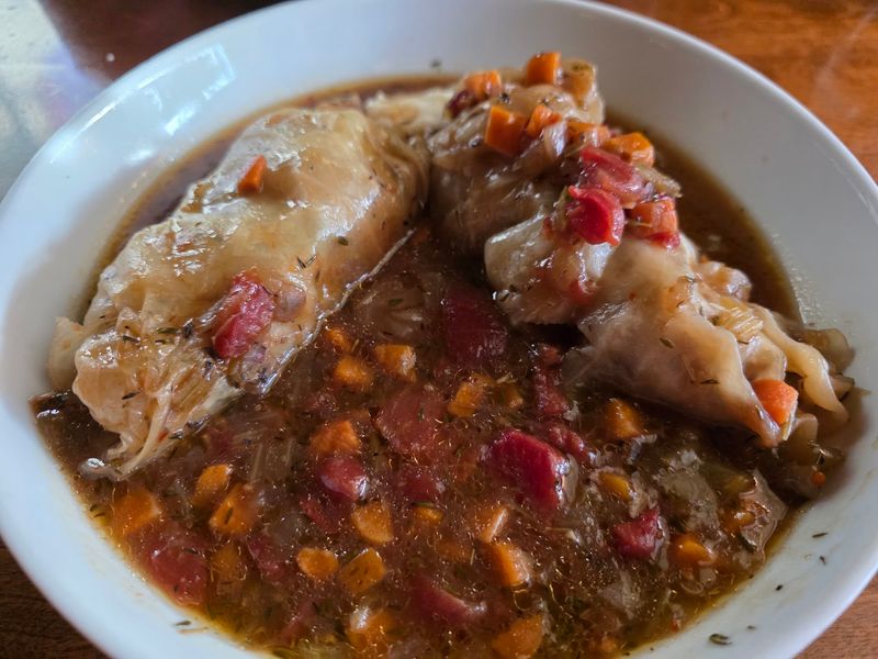 Cabbage Rolls in a Special Tomato Broth
