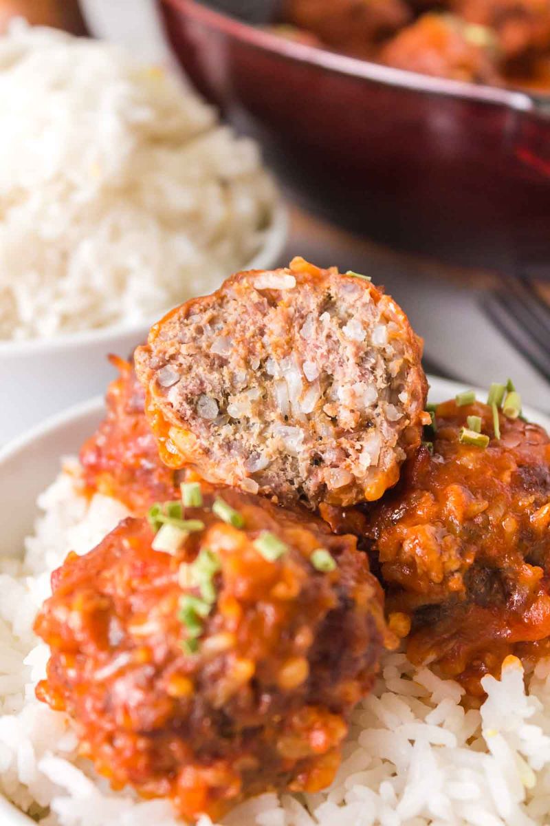 Porcupine Meatballs