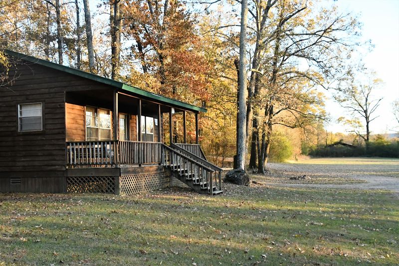 Cabins Framed By Caddo River Views