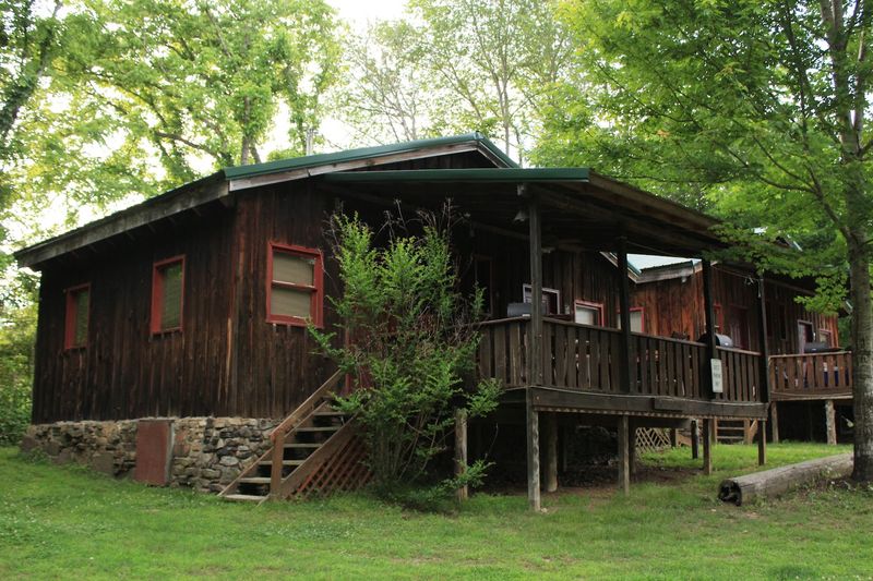 Cabins Hidden Beneath Tall Ozark Trees