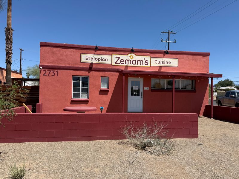 Zemam’s Ethiopian Cuisine, 2731 E Broadway Blvd, Tucson