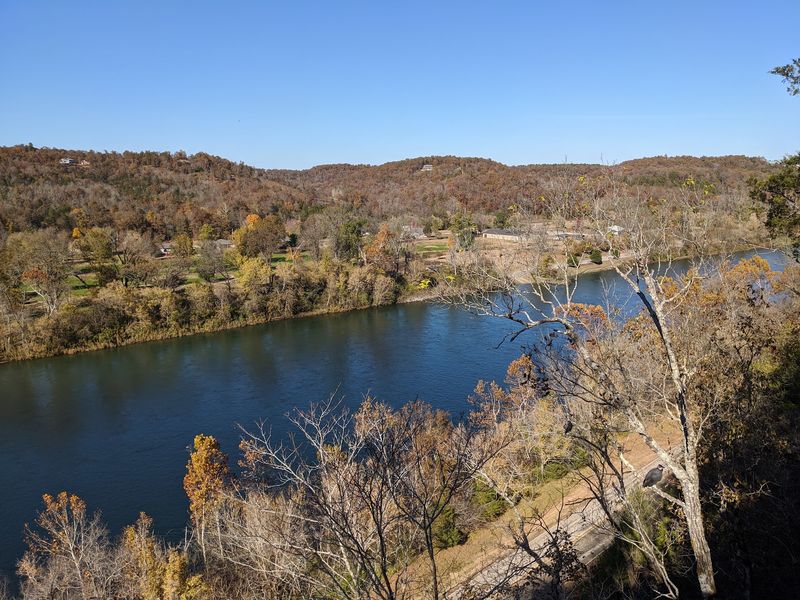 Calm Stretches Open Between The Bluffs
