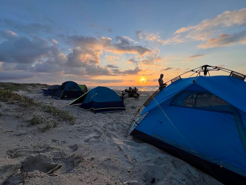 Camping Right On The Beach Like A True Adventurer