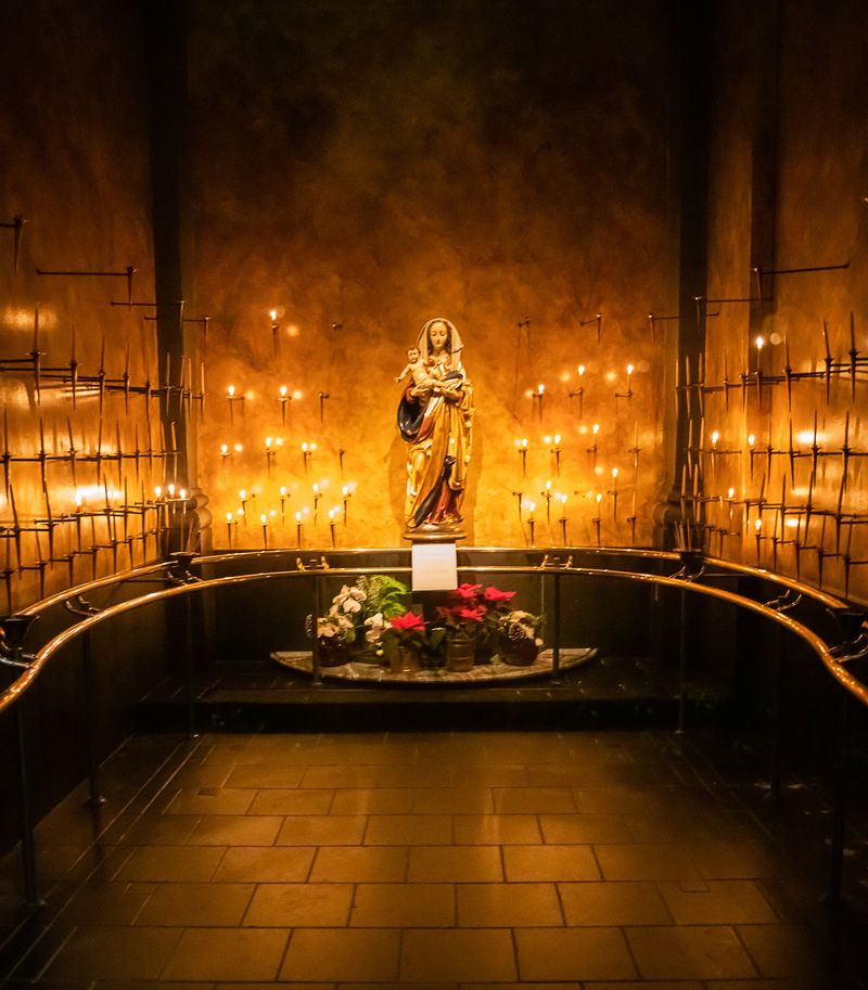 Candlelight, Relics, And A Quiet Shrine Candlelight, Relics, And A Quiet Shrine