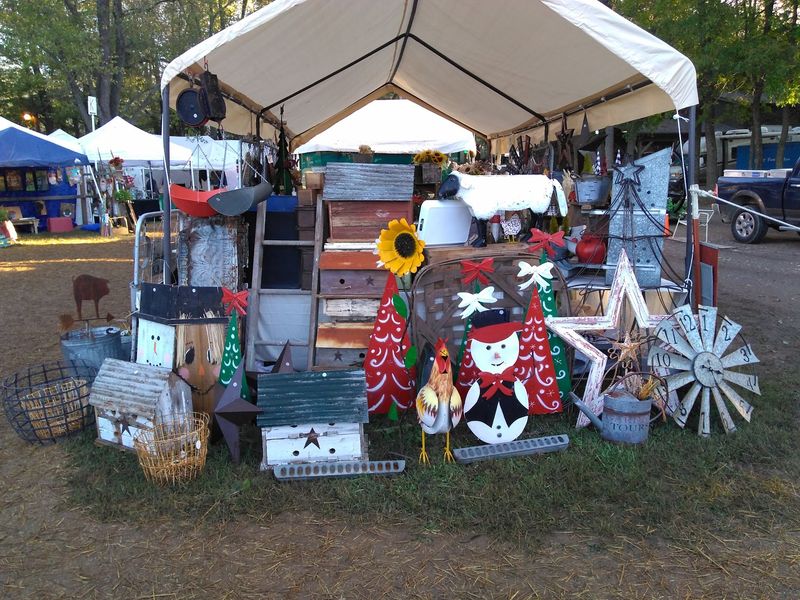 Canvas Booths Fill The Fields