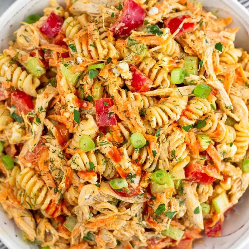 Buffalo Chicken Pasta Salad