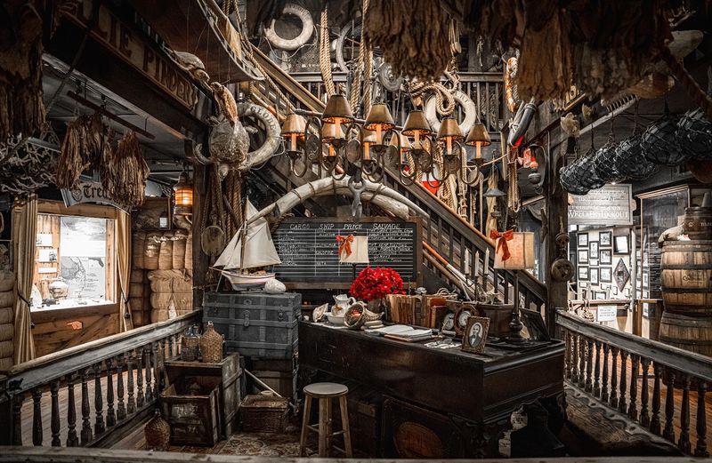 The Recreated 1850s Wrecker's Warehouse Setting